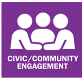 Civic community engagement service area